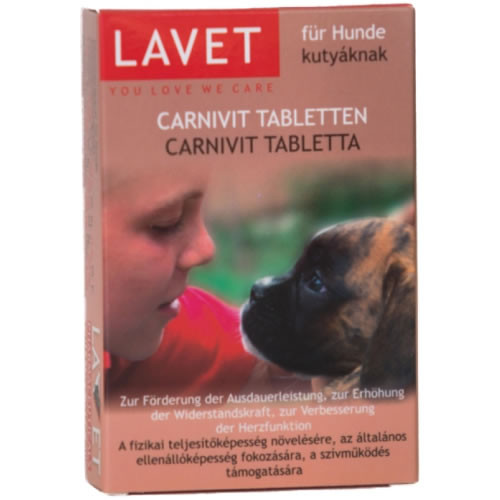LAVET Carnivit tabletta kutyáknak (50db)
