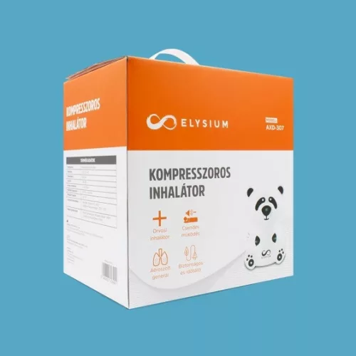 Elysium kompresszoros panda formájú inhalátor - AXD-307