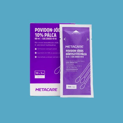 Metacare povidon-jód 10% tamponpálca - (10 x 3 db) - 60 ml