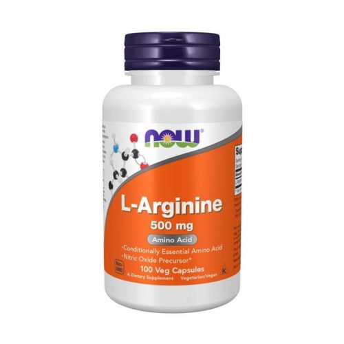 Now L-arginin 500 mg kapszula (100db)