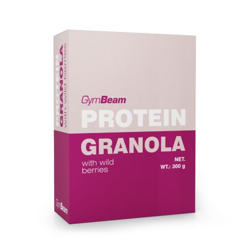 GymBeam Fehérjés Granola erdei gyümölcsökkel (300g)