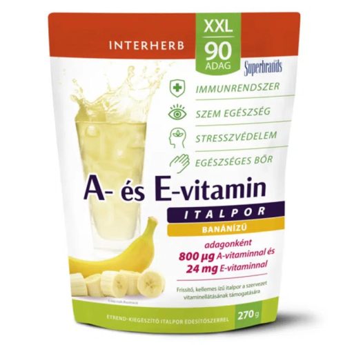 Interherb XXL A+E-vitamin banános italpor (270g)