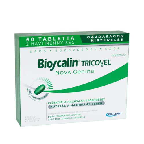 Bioscalin Tricovel Nova Genina étrend-kiegészítő tabletta (60 db)
