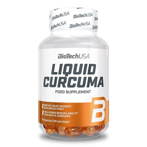 BioTechUSA Liquid Curcuma kapszula folyékony kurkuma kivonattal (30db)