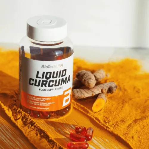 BioTechUSA Liquid Curcuma kapszula folyékony kurkuma kivonattal (30db)