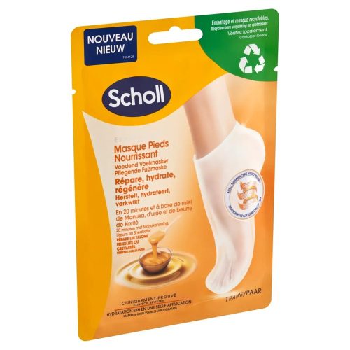 Scholl lábápoló maszk manuka mézzel (1 pár)