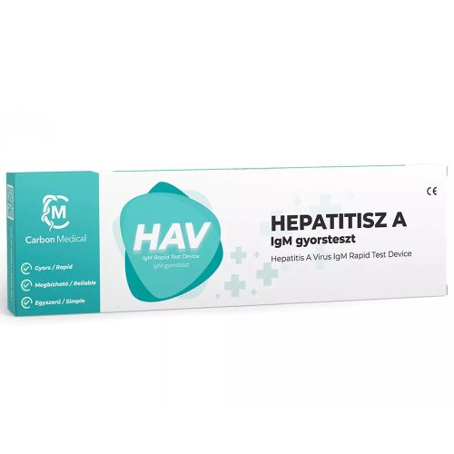 Hepatitisz A IgM gyorsteszt (1 db/doboz) - Carbon Medical