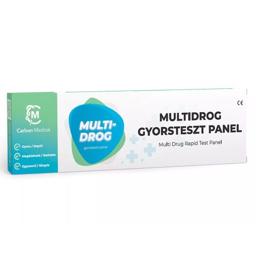 Multidrog gyorsteszt panel (1 db/doboz) - Carbon Medical