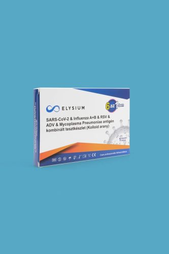Elysium FLU A+B & RSV & ADV & MP & COVID-19 6 in 1 teszt