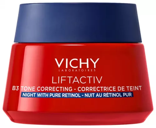 Vichy Liftactiv B3 bőrtónus korrigáló éjszakai arckrém tiszta retinollal (50ml)