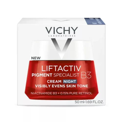Vichy Liftactiv B3 bőrtónus korrigáló éjszakai arckrém tiszta retinollal (50ml)