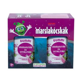   Marslakócskák Gummi étrend-kiegészítő gumitabletta bodzával (120db)