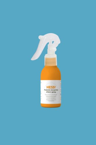 HESS! Fejtetű és serke elleni spray fém tetűfésűvel és tisztítókefével (100 ml)