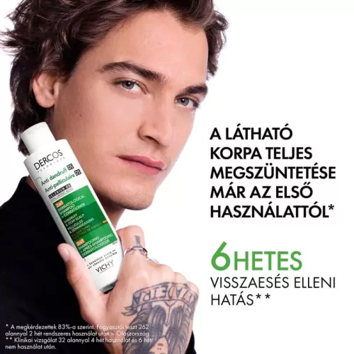 VICHY Dercos 2in1 sampon és balzsam korpásodás ellen (200 ml)