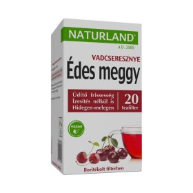   Naturland Édes meggy és vadcseresznye filteres gyümölcstea (20db)