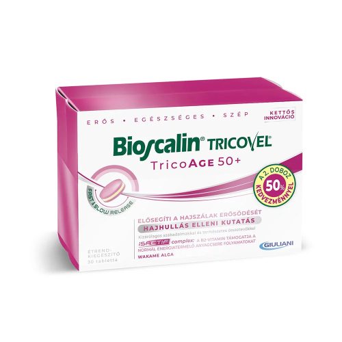 Bioscalin Tricovel TricoAGE 50+ tabletta (2x30db)