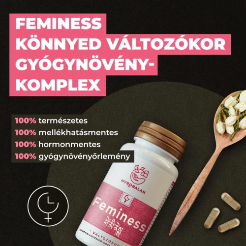 Myrobalan Feminess könnyed változókor gyógynövény-komplex kapszula (60 db)