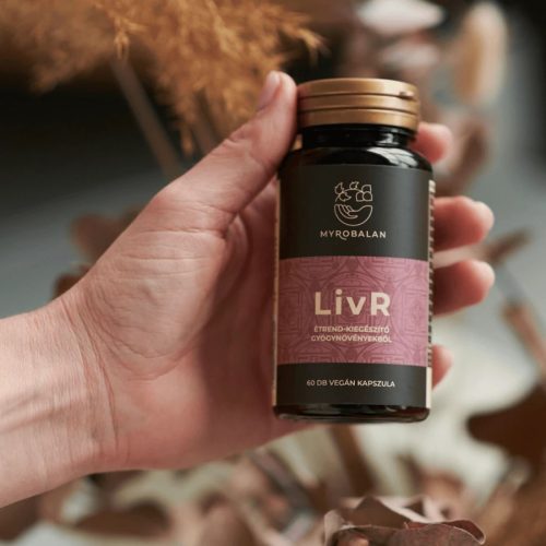 Myrobalan LivR májtisztító- és regeneráló gyógynövény-komplex kapszula (60 db)