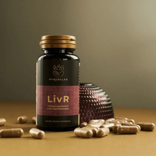 Myrobalan LivR májtisztító- és regeneráló gyógynövény-komplex kapszula (60 db)
