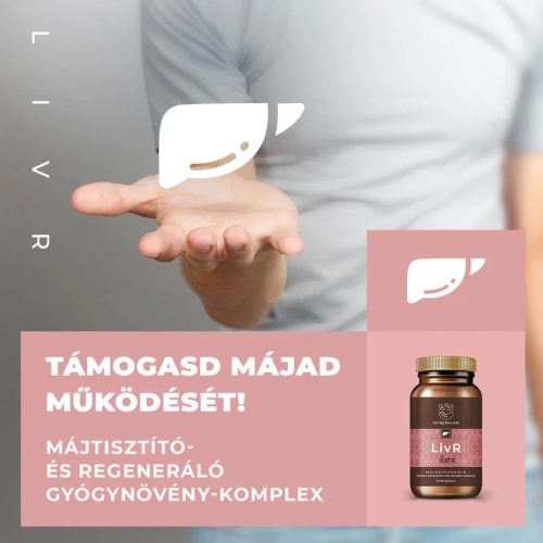 Myrobalan LivR májtisztító- és regeneráló gyógynövény-komplex kapszula (60 db)