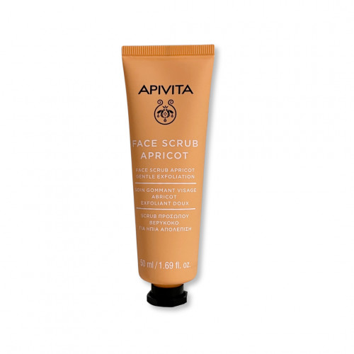 Apivita Express Hámlasztó arcradír sárgabarackkal (50ml)