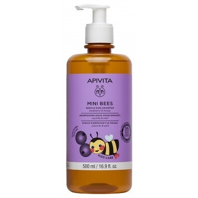 APIVITA MINI BEES Bőrkímélő sampon gyerekeknek (500 ml)