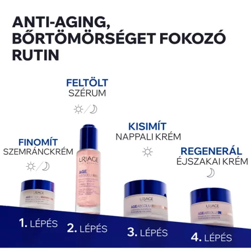 URIAGE Age Absolu bőrtömörséget fokozó ránctalanító éjszakai krém maszk (50ml)