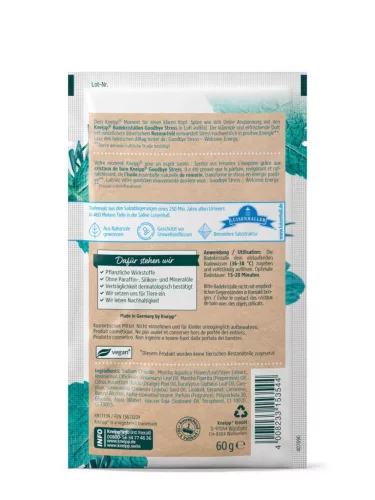Kneipp Goodbye Stress fürdőkristály (500g)