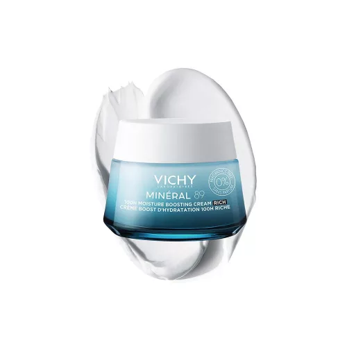 Vichy Minéral 89 100 órás hidratáló Rich arckrém (50ml)