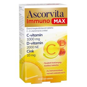 Ascorvita Immuno Max bevont tabletta (60db)