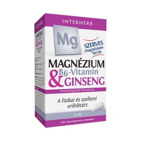   Interherb Szerves Magnézium 250 mg & B6-vitamin & Ginseng tabletta (30db)