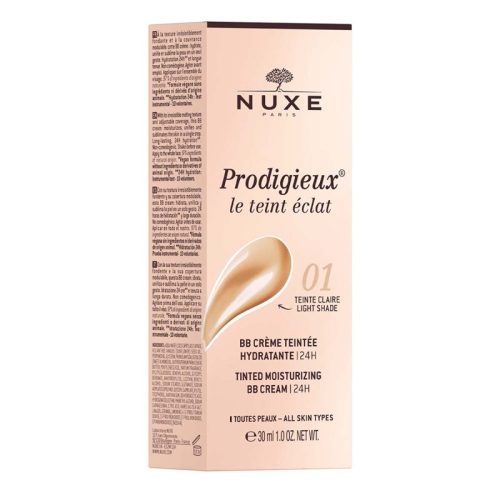 NUXE Prodigieux színezett hidratáló BB krém - 01 világos árnyalat (30ml)