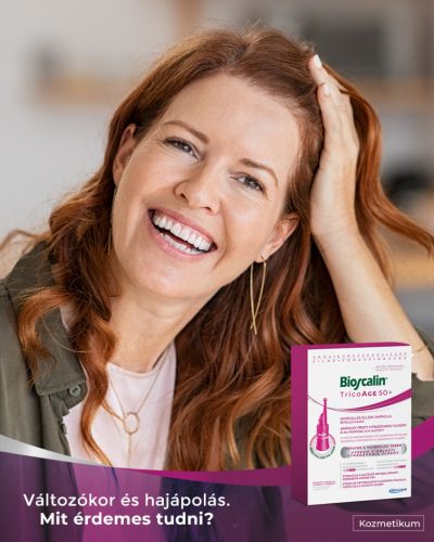 Bioscalin TricoAGE 50+ Hajhullás elleni ampulla ritkuló hajra (8X3,5 ml)