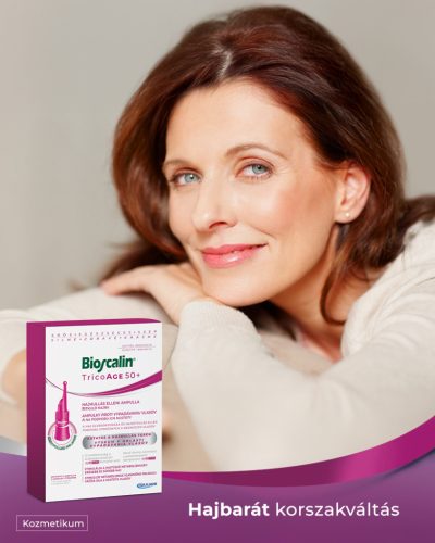 Bioscalin TricoAGE 50+ Hajhullás elleni ampulla ritkuló hajra (8X3,5 ml)