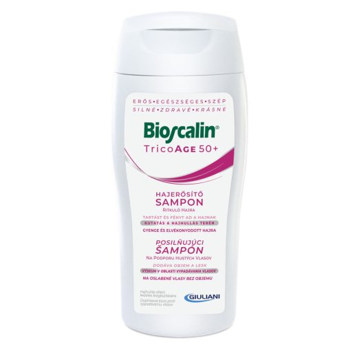 Bioscalin TricoAGE 50+ Hajerősítő sampon ritkuló hajra (200 ml)