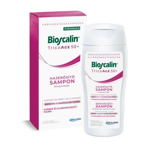 Bioscalin TricoAGE 50+ Hajerősítő sampon ritkuló hajra (200 ml)