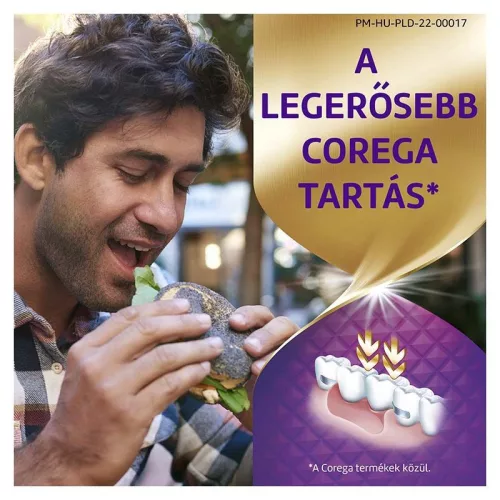 Corega Maximum Fix + Kontroll műfogsorrögzítő krém mentolos (40g)