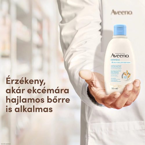 AVEENO Dermexa bőrpuhító illatmentes tusfürdő (300ml)