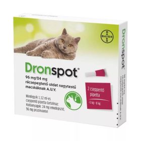   DronSpot Féreghajtó Spot-On nagytestű macskáknak 5kg-8kg (2x1,12ml)