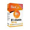 BioCo B1-vitamin 100 mg étrend-kiegészítő filmtabletta (80db)