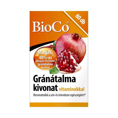 BioCo Gránátalma tabletta (80db)