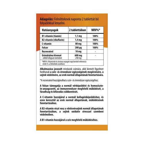 BioCo Gránátalma tabletta (80db)