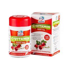   Vitaplus 1X1 Vitaday C-Vitamin 1000mg csipkebogyóval (100db)