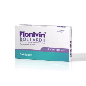   Flonivin Boulardii élőflórát tartalmazó étrend-kiegészítő kapszula 20 db