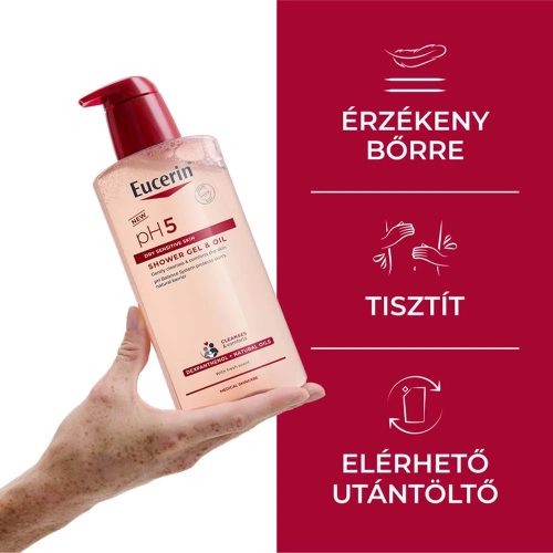 Eucerin PH5 olajtusfürdő gél 400ml