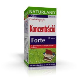 Naturland Koncentráció Forte tabletta (60db)