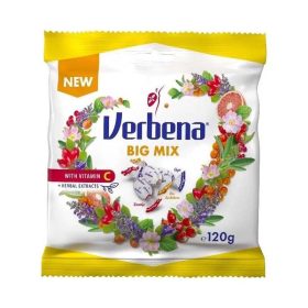   Verbena Big Mix cukorkák C-vitaminnal és gyógynövényekkel (120g)
