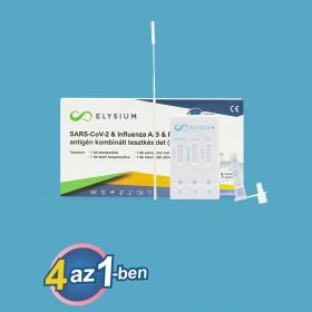 Elysium Sars-COV-2+influenza A+B teszt orr/torok (1db)
