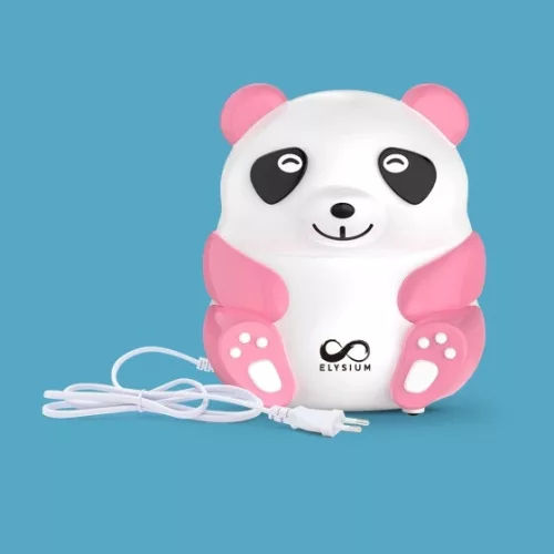 Elysium kompresszoros pink panda formájú inhalátor AXD-302