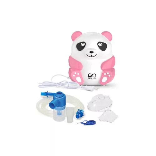 Elysium kompresszoros pink panda formájú inhalátor AXD-302